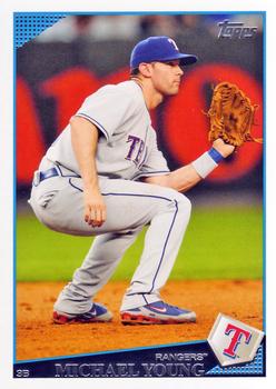 2009 Topps #610 Michael Young Front