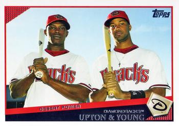 2009 Topps #628 Desert Power (Justin Upton / Chris Young) Front