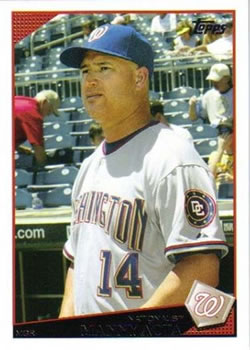 2009 Topps #318 Manny Acta Front