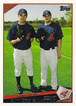 2009 Topps #333 Chief Lefties (Jeremy Sowers / Aaron Laffey) Front