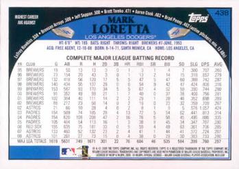 2009 Topps #438 Mark Loretta Back