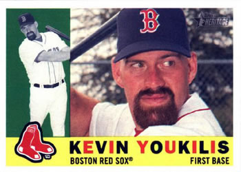 2009 Topps Heritage #111 Kevin Youkilis Front