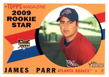 2009 Topps Heritage #129 James Parr Front