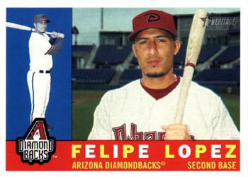 2009 Topps Heritage #168 Felipe Lopez Front