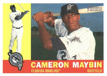2009 Topps Heritage #172 Cameron Maybin Front