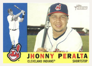 2009 Topps Heritage #178 Jhonny Peralta Front