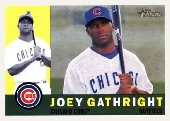 2009 Topps Heritage #188 Joey Gathright Front