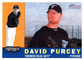 2009 Topps Heritage #199 David Purcey Front