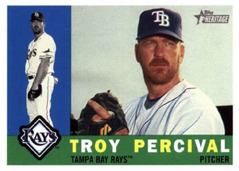 2009 Topps Heritage #202 Troy Percival Front