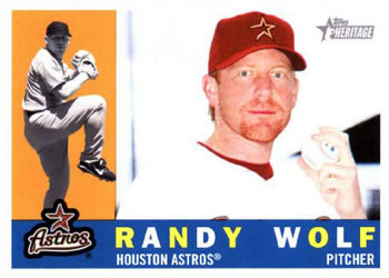2009 Topps Heritage #209 Randy Wolf Front