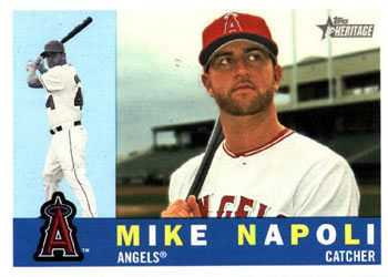 2009 Topps Heritage #21 Mike Napoli Front