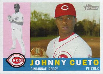 2009 Topps Heritage #110 Johnny Cueto Front