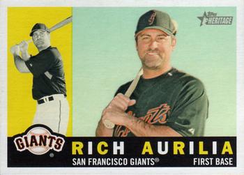 2009 Topps Heritage #154 Rich Aurilia Front