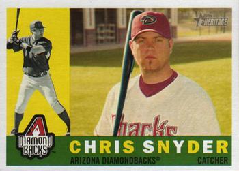2009 Topps Heritage #354 Chris Snyder Front