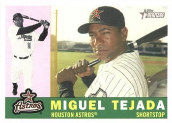 2009 Topps Heritage #26 Miguel Tejada Front