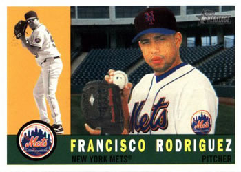 2009 Topps Heritage #286 Francisco Rodriguez Front