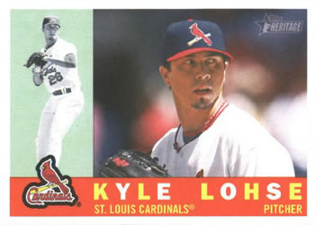 2009 Topps Heritage #327 Kyle Lohse Front