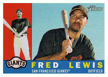 2009 Topps Heritage #346 Fred Lewis Front