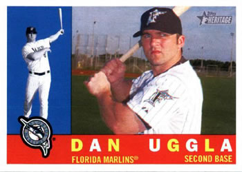 2009 Topps Heritage #401 Dan Uggla Front