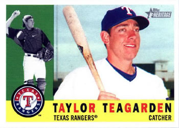 2009 Topps Heritage #403 Taylor Teagarden Front