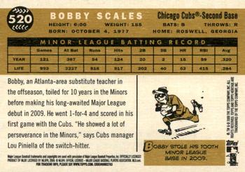 2009 Topps Heritage #520 Bobby Scales Back