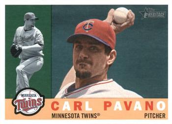 2009 Topps Heritage #533 Carl Pavano Front