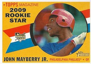 2009 Topps Heritage #607 John Mayberry Jr. Front