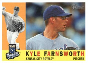 2009 Topps Heritage #627 Kyle Farnsworth Front