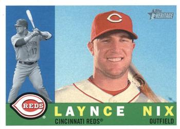 2009 Topps Heritage #631 Laynce Nix Front