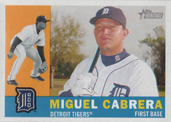 2009 Topps Heritage #414 Miguel Cabrera Front