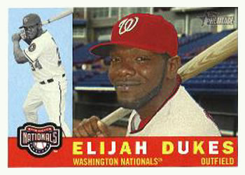 2009 Topps Heritage #440 Elijah Dukes Front