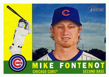 2009 Topps Heritage #444 Mike Fontenot Front