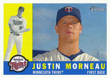2009 Topps Heritage #450 Justin Morneau Front