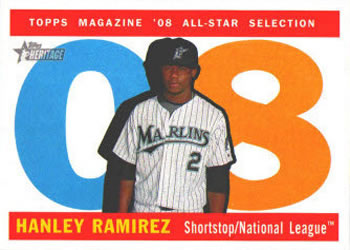 2009 Topps Heritage #488 Hanley Ramirez Front