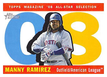 2009 Topps Heritage #491 Manny Ramirez Front