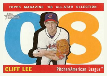 2009 Topps Heritage #499 Cliff Lee Front