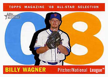 2009 Topps Heritage #500 Billy Wagner Front