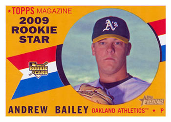 2009 Topps Heritage #511 Andrew Bailey Front