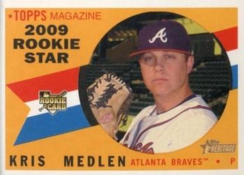 2009 Topps Heritage #625 Kris Medlen Front