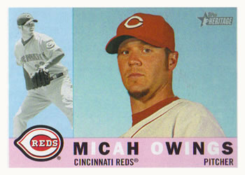 2009 Topps Heritage #642 Micah Owings Front