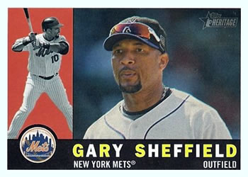 2009 Topps Heritage #698 Gary Sheffield Front