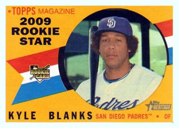 2009 Topps Heritage #706 Kyle Blanks Front