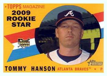 2009 Topps Heritage #707 Tommy Hanson Front