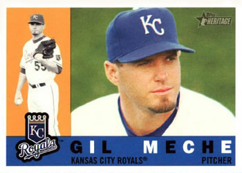 2009 Topps Heritage #8 Gil Meche Front