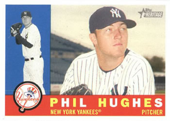 2009 Topps Heritage #96 Phil Hughes Front