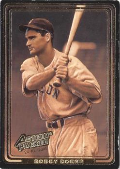 1993 Action Packed All-Star Gallery Series I - Gold #8G Bobby Doerr Front
