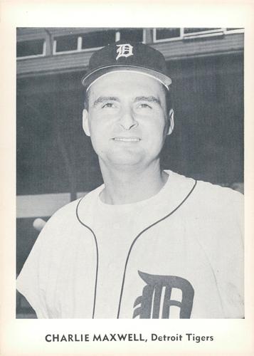 1960 Jay Publishing Detroit Tigers  #NNO Charlie Maxwell Front