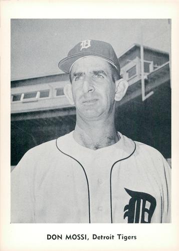 1960 Jay Publishing Detroit Tigers  #NNO Don Mossi Front