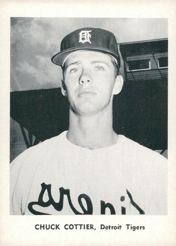 1961 Jay Publishing Detroit Tigers #NNO Chuck Cottier Front