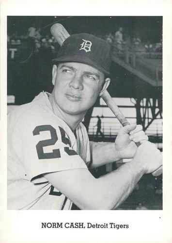 1962 Jay Publishing Detroit Tigers 5x7 Photos #NNO Norm Cash Front